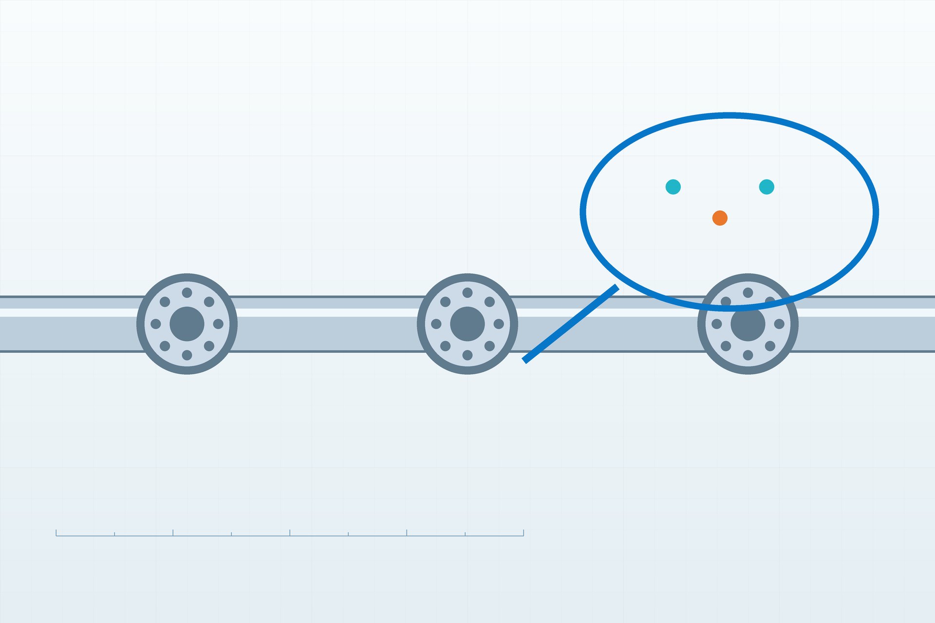 Technical concept illustration for maintenance plans and follow-up.